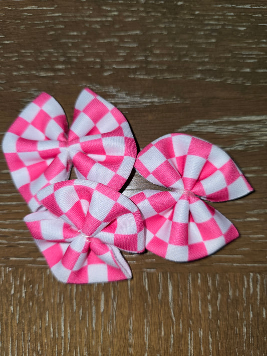 Hot pink checker