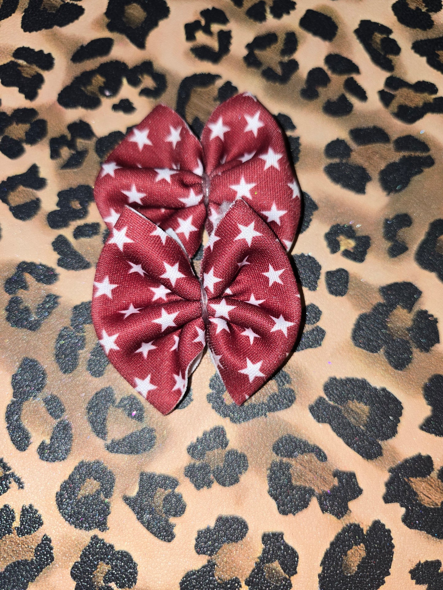 Burgundy stars